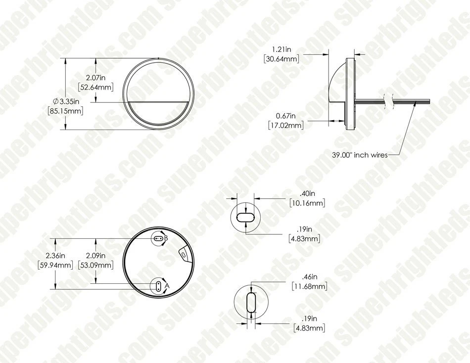 3.3" White LED Eyelid Step/Deck Light - 30 Lumens, 2700K Warm Glow - Low Voltage Landscape Lighting 8 3.3" White LED Eyelid Step/Deck Light - 30 Lumens, 2700K Warm Glow - Low Voltage Landscape Lighting - Image 8