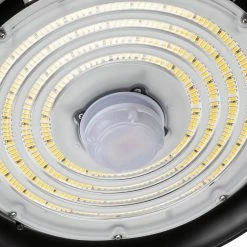 Euri Lighting Microwave Motion Sensor for EUHB UFO High Bay Series - Energy-Efficient LED Lighting Control -Nebo Sales Store euhb mms 2 sensor installed