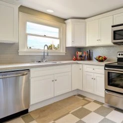 TCP 7" LED Slim Flush Mount Ceiling Light - 15W Dimmable Fixture - Selectable CCT - Up to 1,080 Lumens 8 TCP 7" LED Slim Flush Mount Ceiling Light - 15W Dimmable Fixture - Selectable CCT - Up to 1,080 Lumens -Nebo Sales Store fmr07cct app over kitch sink