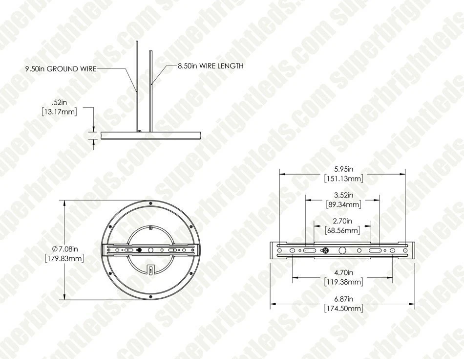 TCP 7" LED Slim Flush Mount Ceiling Light - 15W Dimmable Fixture - Selectable CCT - Up to 1,080 Lumens 5 TCP 7" LED Slim Flush Mount Ceiling Light - 15W Dimmable Fixture - Selectable CCT - Up to 1,080 Lumens - Image 5