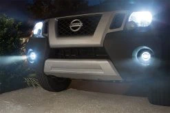H4 LED Fanless Headlight & Fog Light Conversion Kit - 4,000 Lumens/Set - Cool White - Compact Heat Sink -Nebo Sales Store fog light nissan xterra splash 1