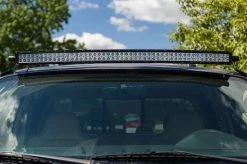 50" Curved Off-Road LED Light Bar - 288W, 23,040 Lumens - Durable Vehicle Lighting for Emergency & Service -Nebo Sales Store ford f150 rooftop led light bar mounts 50quot single row app