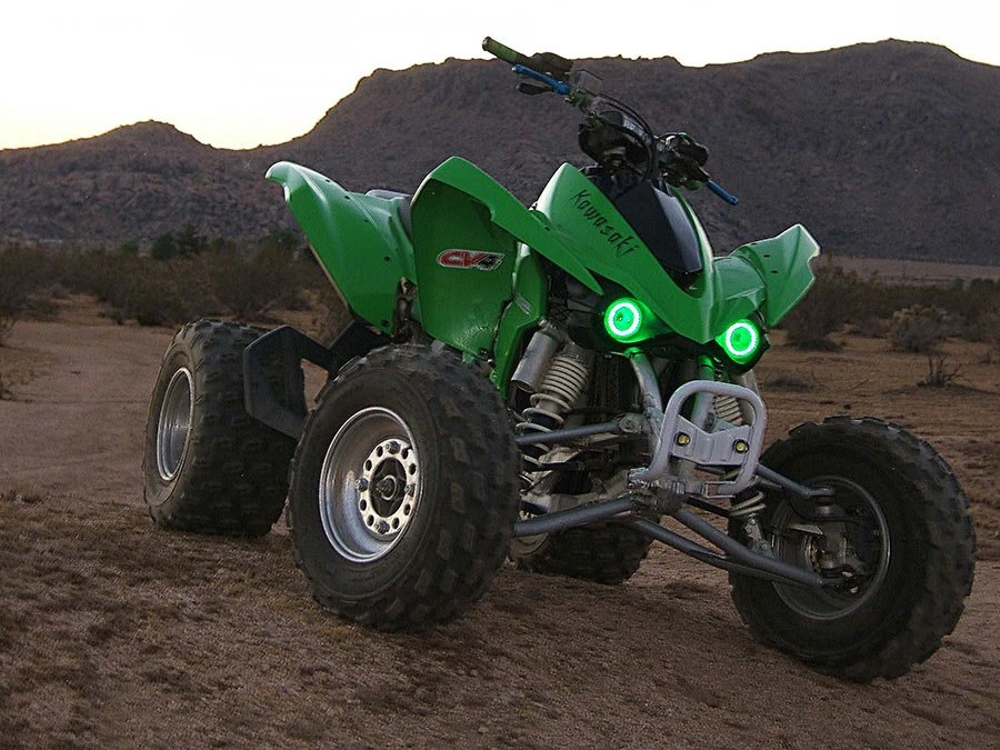 80mm Amber LED Halo Headlight Accent Lights - Black Circuit Board Design for Vehicles 16 80mm Amber LED Halo Headlight Accent Lights - Black Circuit Board Design for Vehicles - Image 16