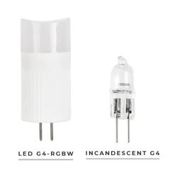 G4 LED Smart Bi-Pin Bulb - RGBW Color Changing, Hubless, Alexa/Google Assistant/Wi-Fi/Bluetooth Compatible 11 G4 LED Smart Bi-Pin Bulb - RGBW Color Changing, Hubless, Alexa/Google Assistant/Wi-Fi/Bluetooth Compatible -Nebo Sales Store g4 rgbw3w profile3