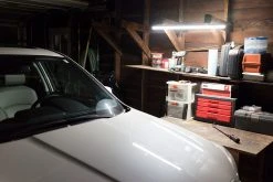 24 Inch LED T5 Integrated Light Fixture - Linkable Under Cabinet Lighting - 12V, 4000K/3000K - Energy-Efficient Task Light -Nebo Sales Store garage lighting linkable light bar t5 workbench