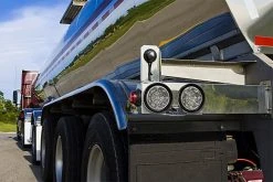 4" Round LED Trailer Tail Light - Stop, Turn, Tail - 17 LEDs, Clear Lens - Durable & Bright 14 4" Round LED Trailer Tail Light - Stop, Turn, Tail - 17 LEDs, Clear Lens - Durable & Bright -Nebo Sales Store gas water tanker truck led tail turn brake lights ptc