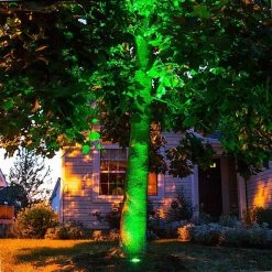 9W RGB LED In-Ground Well Light - Color Changing Landscape Lighting for Outdoor Spaces -Nebo Sales Store gl rgb tree green