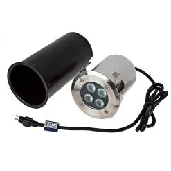G-LUX 11W LED Flat Top In-Ground Well Light - Cool White - Durable Landscape Lighting -Nebo Sales Store glux cw8w u30 comp