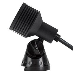 3W LED Landscape Spotlight - 150 Lumens Warm White - Matte Black Outdoor Lighting -Nebo Sales Store glux x3w s30b profile 1