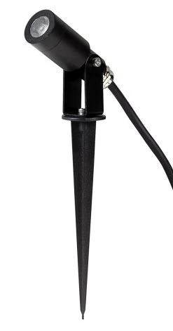 3W LED Landscape Spotlight - 175 Lumens - Natural White Black Housing | Outdoor LED Spot Light -Nebo Sales Store glux x3w svb ground stake up1