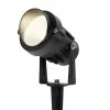 5W Blue LED Landscape Spotlight with Mounting Spike - 25W Equivalent - 250 Lumens - Black Housing
