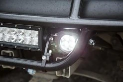 2.5" Square LED Pod Lights - 1,050 Lumens, 60 Degree Beam - Durable Vehicle Work Light 33 2.5" Square LED Pod Lights - 1,050 Lumens, 60 Degree Beam - Durable Vehicle Work Light -Nebo Sales Store golf cart led daytime running light auxilary front bar close up