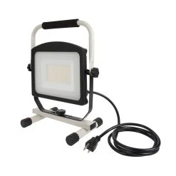 70W Ultra-Bright Portable LED Work Light with USB Port - 7,000 Lumens, 5000K Daylight - Ideal for Home & Jobsite