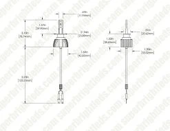 H1 LED Headlight Bulbs - 6500K Cool White, 4,400 Lumens, Fanless Design, Internal Driver - Perfect for Cars, Trucks, SUVs -Nebo Sales Store h1 hlv8