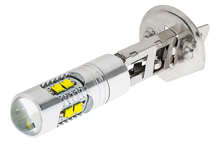 H1 LED Daytime Running Light Bulb - 350 Lumens Cool White with Focusing Lens | DRL Replacement Bulbs 2 H1 LED Daytime Running Light Bulb - 350 Lumens Cool White with Focusing Lens | DRL Replacement Bulbs - Image 2