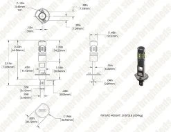 H1 LED Daytime Running Light Bulb - 350 Lumens Cool White with Focusing Lens | DRL Replacement Bulbs 15 H1 LED Daytime Running Light Bulb - 350 Lumens Cool White with Focusing Lens | DRL Replacement Bulbs -Nebo Sales Store h1 whp10 tl for site