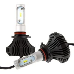 9005 LED Fanless Headlight & Fog Light Conversion Kit - 4,000 Lumens/Set, Internal Drivers, Easy Installation