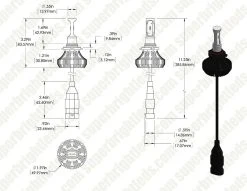 H10 LED Fanless Headlight & Fog Light Conversion Kit - 4,000 Lumens/Set, Internal Drivers, Easy Installation 31 H10 LED Fanless Headlight & Fog Light Conversion Kit - 4,000 Lumens/Set, Internal Drivers, Easy Installation -Nebo Sales Store h10 hlv4 m for site