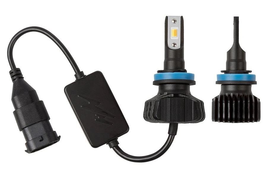 H9/H11 Dual-Color LED Headlight Conversion Kit with Fog Light Function - White/Yellow - 4,500 Lumens/Set - Fanless Design 2 H9/H11 Dual-Color LED Headlight Conversion Kit with Fog Light Function - White/Yellow - 4,500 Lumens/Set - Fanless Design - Image 2