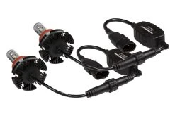 H11/H16 LED Fanless Headlight & Fog Light Conversion Kit - 5,000 Lumens, Adjustable Color Temperature, Compact Heat Sinks - Natural White -Nebo Sales Store h11 hlv5 back