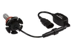 H11/H16 LED Fanless Headlight & Fog Light Conversion Kit - 5,000 Lumens, Adjustable Color Temperature, Compact Heat Sinks - Natural White -Nebo Sales Store h11 hlv5 back motorcycle