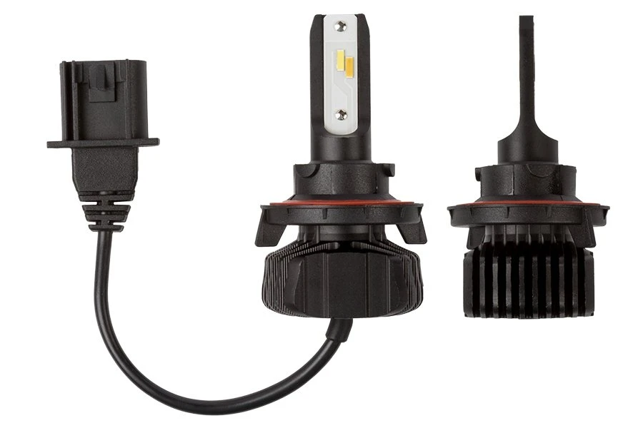 H13 Dual-Color LED Headlight Conversion Kit with Fog Light Function - 4,500 Lumens - White/Yellow - Fanless Design 2 H13 Dual-Color LED Headlight Conversion Kit with Fog Light Function - 4,500 Lumens - White/Yellow - Fanless Design - Image 2