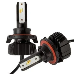 H13 Dual-Color LED Headlight Conversion Kit with Fog Light Function - 4,500 Lumens - White/Yellow - Fanless Design