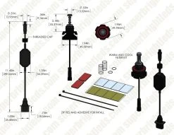 H13 LED Fanless Headlight & Fog Light Conversion Kit - 5,000 Lumens, Adjustable Color Temperature, Compact Heat Sinks - Natural White -Nebo Sales Store h13 hlv5