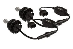 H13 LED Fanless Headlight & Fog Light Conversion Kit - 5,000 Lumens, Adjustable Color Temperature, Compact Heat Sinks - Natural White -Nebo Sales Store h13 hlv5 back kit