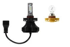 H16-EU/5202 LED Fanless Headlight & Fog Light Conversion Kit - 4,000 Lumens/Set - Cool White - Compact Heat Sink -Nebo Sales Store h16 hlv4 profile comparison