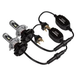 H4 LED Fanless Headlight/Fog Light Conversion Kit - 5,000 Lumens, Adjustable Color Temperature, Compact Heat Sink - Natural White -Nebo Sales Store h4 hlv5 back