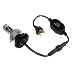 H4 LED Fanless Headlight/Fog Light Conversion Kit - 5,000 Lumens, Adjustable Color Temperature, Compact Heat Sink - Natural White -Nebo Sales Store h4 hlv5 back motorycle