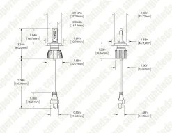 H4 LED Headlight Bulbs - 6500K Cool White, 4,400 Lumens, Fanless Design, Internal Driver - Perfect for Cars, Trucks, and SUVs -Nebo Sales Store h4 hlv8