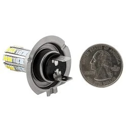 H7 LED Daytime Running Light Bulb - 260 Lumens, 36-LED, Single Bulb - DRL Replacement for Vehicles -Nebo Sales Store h7 led bulb daytime running light back