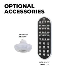 HBR3 Series Microwave Motion Sensor Remote Control for High Bay Retrofit LED Bulbs