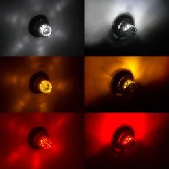 Mini LED Hideaway Strobe Lights - 360-Degree Emergency Vehicle Warning Lights with Built-In Controller - Surface Mount - White -Nebo Sales Store hide a way strobe light on