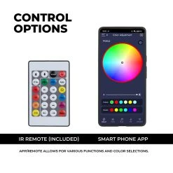 10m RGB Color Changing LED Light Strips - Smart App Control, Waterproof, Remote Included - Easy Plug & Play -Nebo Sales Store hl x app remote