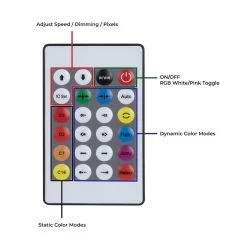 10m RGB Color Changing LED Light Strips - Smart App Control, Waterproof, Remote Included - Easy Plug & Play -Nebo Sales Store hl x remote