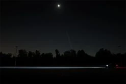 H11/H16 LED Fanless Headlight & Fog Light Conversion Kit - 5,000 Lumens, Adjustable Color Temperature, Compact Heat Sinks - Natural White -Nebo Sales Store hlv5 headlight long beam pattern in parking lot 3