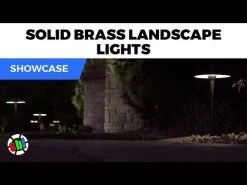 Smart Solid Brass Landscape Path Light - 6" Two-Tier Cone Shade with G4 RGB + White Bulb - Alexa & Google Assistant Compatible -Nebo Sales Store hqdefault 20 10