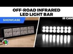 10.75" 850nm Off-Road Infrared LED Light Bar - 16W Double Row for Enhanced Night Vision -Nebo Sales Store hqdefault 20 11