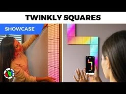 Twinkly Squares Combo Pack - App-Controlled RGB LED Panels - 1 Master + 5 Extension Tiles for Smart Home Lighting -Nebo Sales Store hqdefault 20 46