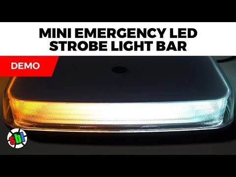 11" Mini Emergency LED Strobe Light Bar with Magnetic Base - 12V Plug - 26 Functions - Clear Lens for Vehicles 8 11" Mini Emergency LED Strobe Light Bar with Magnetic Base - 12V Plug - 26 Functions - Clear Lens for Vehicles - Image 8