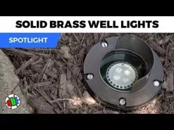 Solid Brass LED Landscape Path Light with 6" Cone Shade - Drop-In Fixture - G4 Bulb Options (2700K/4000K/6500K) -Nebo Sales Store hqdefault 3 10