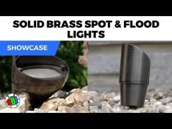 Adjustable Solid Brass LED Landscape Spot Light - 400 Lumens, MR16 Bulb, 2700K-6500K - Outdoor Lighting Fixture -Nebo Sales Store hqdefault 3 29