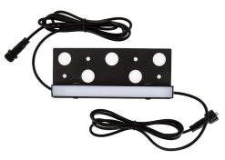 7 Inch Amber LED Hardscape Light with Mounting Plate - Durable Landscape Lighting -Nebo Sales Store hsl2 x7 front view