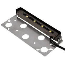 7 Inch Adjustable LED Hardscape Light - 3000K Warm White - Durable Mounting Plate Included