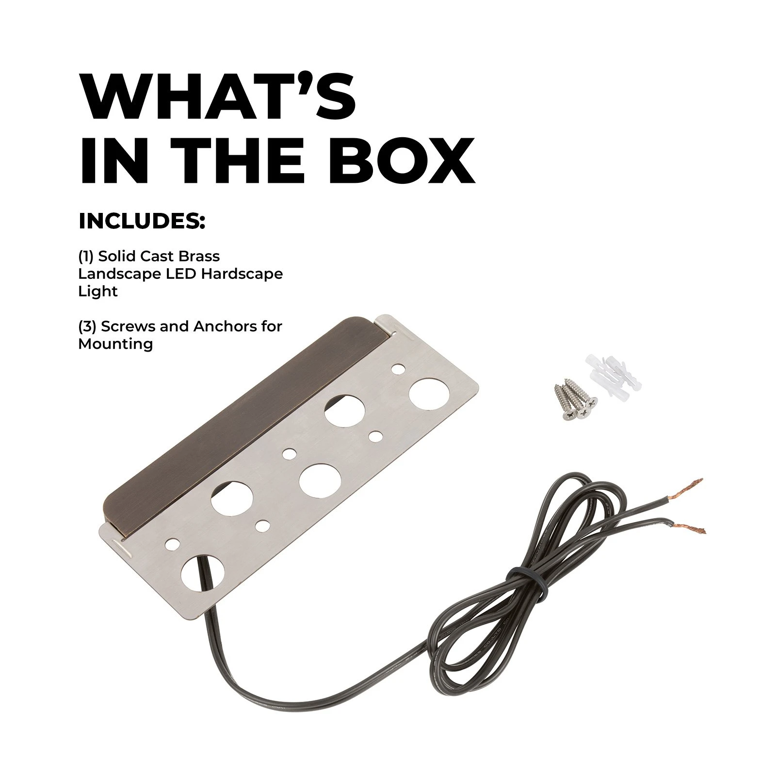 4" / 7" / 12" Solid Cast Brass LED Hardscape Light - 320 Lumens - 2700K/3000K/4000K - Durable Landscape Lighting 2 4" / 7" / 12" Solid Cast Brass LED Hardscape Light - 320 Lumens - 2700K/3000K/4000K - Durable Landscape Lighting - Image 2