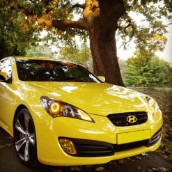 80mm Amber LED Halo Headlight Accent Lights - Black Circuit Board Design for Vehicles 28 80mm Amber LED Halo Headlight Accent Lights - Black Circuit Board Design for Vehicles -Nebo Sales Store hyundai led angel eye headlight accent light