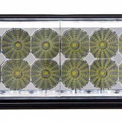 14.5" Xtra Series Off-Road LED Light Bar - 72W Double Row - 5,400 Lumens - Durable Vehicle Lighting -Nebo Sales Store inch heavy duty off road led light bar xtra series close up